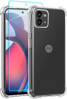 Motorcycle shell G Stylus 5G 2023 with screen protector, shock resistant, fine and flexible in TPU silicone, protective shell for Motorola G Stylus 5G 2023, transparent.. DIAYTAR NIGERIA transforms dreams into deliveries with our affordable prices and 5-8 day shipping.