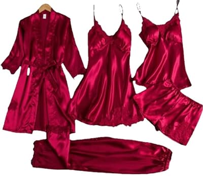 Corex Luxe 5 Pieces Dress Ensemble Nightweet In Large Size Adult Summer Night Night Night Night Hit Lace Bathroin For Women.. Experience shopping without limits at DIAYTAR NIGERIA, where affordability meets convenience in just days.