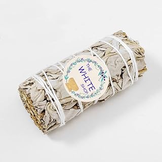 White Sage Kit The White Shop - Sage baguette for cleaning the house, meditation, incense and the California burning stick ritual (4 inch) (1).. With DIAYTAR Nigeria, shopping online is easy, affordable, and fast.
