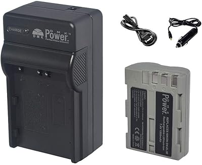 DMK Power En-el3e replacement battery and TC600C travel battery charger compatible with Nikon D50 D70 D70S D80 D90 D100 D200 D300 D700 D900 D900.. Experience the future of online shopping with DIAYTAR NIGERIA's extensive product range and competitive pricing.