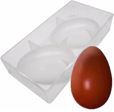 2 pieces in the shape of an ostrich egg, polycarbonate chocolate mold for candies, chocolate, cupcakes, pastry, transparent cooking mold.. Your new favorite way to shop online — DIAYTAR Nigeria.