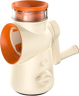 Slicer of fresh iced vegetables, manual mandolin slicer with 3 interchangeable rotary slices to chop fruits, vegetables, nuts and cheese.. Experience hassle-free shopping with DIAYTAR NIGERIA's user-friendly platform and prompt delivery service.