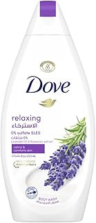 Soothing body cleaner Dove with renewal blend technology, lavender oil and rosemary extract, with 1⁄4 moisturizer, 500 ml.. DIAYTAR NIGERIA: Where shopping is easy, prices are low, and delivery is just days away.