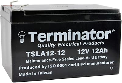 Terminator 12v-12Ah TSLA12-12B Terminator sealing battery made in Taiwan.. Experience the power of choice with DIAYTAR NIGERIA's extensive catalog delivered within the week.