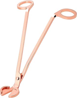 Starthi candle cutting, candle cutting, polished stainless steel, 7-inch oil lamp accessories, scissors (pink gold).. Shop from anywhere in Nigeria and receive your DIAYTAR purchases at affordable prices within a week.