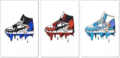 Interior decoration Michael Fashion 3 -piece sneakers AJ Air Shoes Paint Modulae Images Prints On Canvas Poster Nordic Style Mural For Salon Sans Frame.. Experience the convenience of boundless shopping with DIAYTAR NIGERIA's affordable platform and quick shipping.