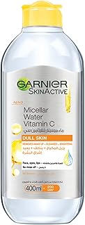Garnier micellar water to make up and lighten the skin with vitamin C (400 ml).. Experience the convenience of online shopping with DIAYTAR NIGERIA's reliable 5-8 day delivery service.