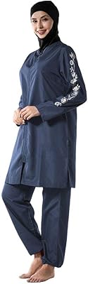 Islamic swimsuit Captain Swim Modest for women and girls, full cover with sports hijab, dark blue.. DIAYTAR NIGERIA: Nigeria's answer to affordable online shopping with reliable 5-8 day delivery guarantee.
