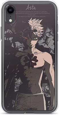 Asta Black Clover shell compatible with iPhone 7 8 phone case.. Your shopping aspirations fulfilled at DIAYTAR NIGERIA with competitive prices and reliable delivery.