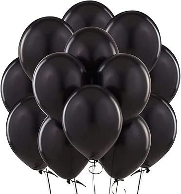 Metal latex balloons, 40, size 12 inch package for birthday decorations, wedding and birthday party, black, mb40bla rosie-motor.. Reliable delivery, all over Nigeria — that’s DIAYTAR Nigeria promise.