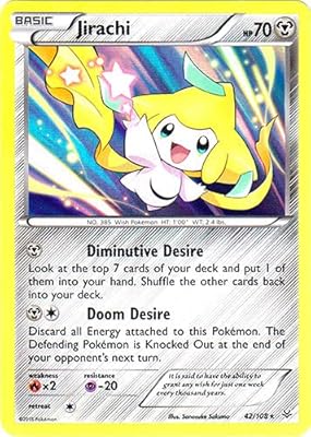 Pokémon - Jirachi (42/108) - Xy Roaring Skies.. Your trusted marketplace, DIAYTAR NIGERIA offers comprehensive selection with budget-friendly delivery.