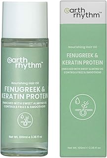 Earth rhythm hair oil with fenugreek and keratin protein | Promotes hair growth, reduces frizz and strengthens hair roots | For men and women - 100 ml.. Discover why millions choose DIAYTAR for affordable online shopping with delivery in just 5-8 days.