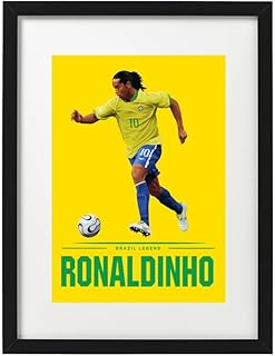 PUMA Accessories Ronaldo Brazil Art Hit with frame 50 x 40 Multicolor.. Shop with purpose at DIAYTAR NIGERIA and receive products at unbeatable prices within the week.
