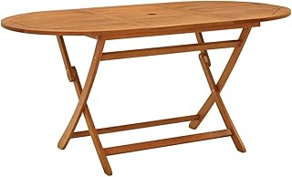 Modern folding garden table, set of outdoor and interior furniture, wooden dining table, solid eucalyptus wood console.. Shop smarter, not harder with DIAYTAR NIGERIA - thousands of products at your fingertips with affordable delivery.