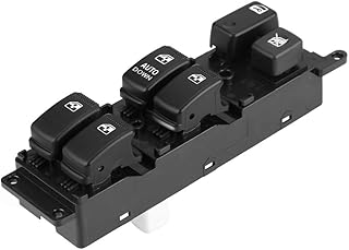 Main electric window switch for Kia Rio Rio Hybrid 2006-2010 Black.. Your shopping aspirations fulfilled at DIAYTAR NIGERIA with competitive prices and reliable delivery.