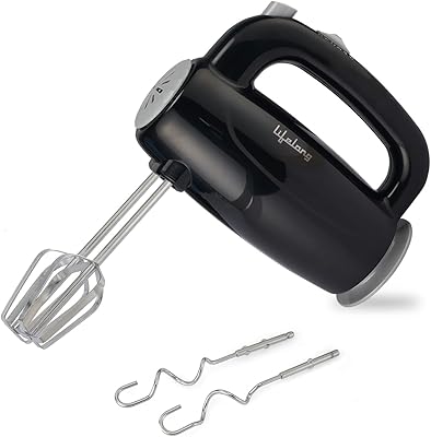 Lifelong Regalia LLHM01 150 Watts hand drums to mix the ATA cake dough | 2 drummers and 2 dough accessories | black (1 year warranty).. DIAYTAR NIGERIA: Making quality accessible to all Nigerians with affordable prices and quick delivery.
