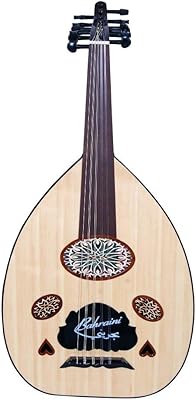 Bahreïnian Oud Instrument with black rope with bag of oud and feathers.. DIAYTAR NIGERIA: Where value shopping meets reliable 5-8 day delivery across the nation.