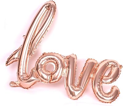 16 "Love aluminum balloons, pink gold balloons for bachelor party, wedding, decorative ideas for engagement festival.. Your everyday shopping destination, DIAYTAR NIGERIA offers quality and value delivered within days.