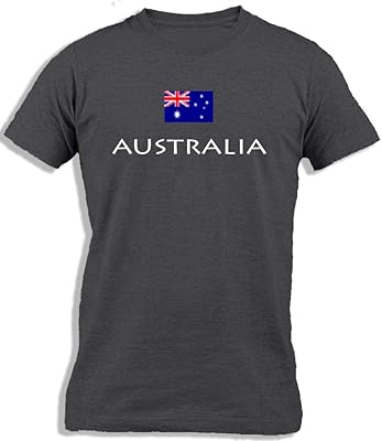Cotton t-shirt printed Australian flag for men i capron with Australian flag.. Experience the ease of one-stop shopping with DIAYTAR NIGERIA's diverse catalog and nationwide delivery.