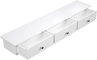 Songmix floating wall shelf with 3 drawers storage shelf for entry.. From checkout to your doorstep in less than a week — DIAYTAR Nigeria.
