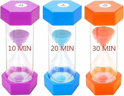 Large hourglass, 10/20/30 minute hourglass, timer in sand glass, 10/20/30 min colored sand clock, Cute blue hourglass, classroom, kitchen, game, interior decoration and teeth brushing timer (lot of 3).. With DIAYTAR Nigeria, you can browse through thousands of items at the best prices. Place your order today and receive it in less than a week.