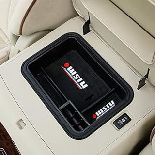 Storage chest for central chair Leon for Nissan Patrol Y62 - black black.. Shop local, shop fast — DIAYTAR Nigeria delivers across the country.
