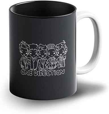 Prink One Direction Group coffee cup | Band printed tea.. DIAYTAR NIGERIA: Bridging the gap between consumers and quality products with affordable nationwide shipping.