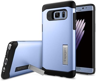Spigen Slim Armor shell designed for Samsung Galaxy Note 7 / Note Fe - Blue Corail.. Your shopping dreams realized through DIAYTAR NIGERIA's affordable platform with reliable delivery times.
