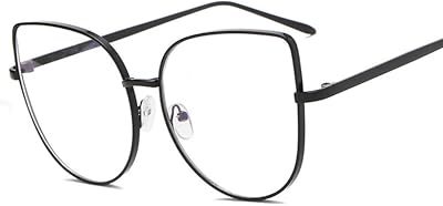 Vintage FTHNLKFS glasses in the shape of a transparent lens with metal frame for women, retro glasses.. Experience shopping without limits at DIAYTAR NIGERIA, where affordability meets convenience in just days.