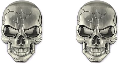 Sticker 3D skull emblem stickers and robust car decals for motorcycle helmet, automotive laptop, Halloween or truck stickers (money).. Unlock endless possibilities with DIAYTAR NIGERIA's affordable marketplace and reliable delivery service.