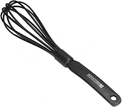 Royalford nylon ball whip with handle - egg fad, milk mousseur, kitchen utensils to whisk, beat, mix and stir | Portable with carabiner.. Shop easy, pay less, get it fast — with DIAYTAR Nigeria.