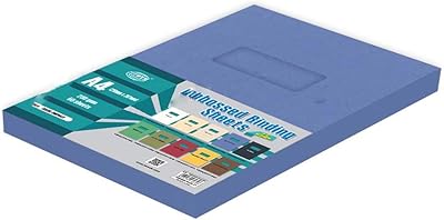 FIS embossed binding paper with window 230 gsm pocket 50 pieces - FSBDE230WA4DBL.. Your new favorite way to shop online — DIAYTAR Nigeria.