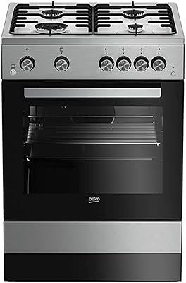 Beko gas fixed oven, silver color - FSGT 61121DXL.. DIAYTAR NIGERIA combines extensive product options with budget-friendly prices, delivered in 5-8 days.