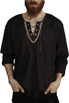 Elegant relaxed shirt with long sleeves and V -neck for men, summer beach yoga shirt.. Shop with purpose at DIAYTAR NIGERIA, where your money goes further and delivery is always prompt.