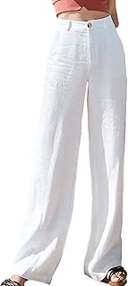 Uneed -free cotton and linen pants for women, fashion, high waist, wide legs, temperament, relaxed and comfortable right pants.. Experience the future of shopping with DIAYTAR NIGERIA's extensive selection delivered in just 5-8 days.