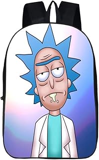Decorated backpack with 3D printing of Rick and Morty (15 styles) relaxed school backpack for boys and girls, color 13.. Nigeria shops with DIAYTAR — wide selection, fast shipping, and great value.
