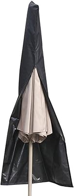 Seiu patio parasol cover with zipper, waterproof and UV resistant, suitable for outdoor market parasols, outdoor parasol cover.. DIAYTAR NIGERIA: Where countless products meet affordable prices and reliable nationwide shipping.