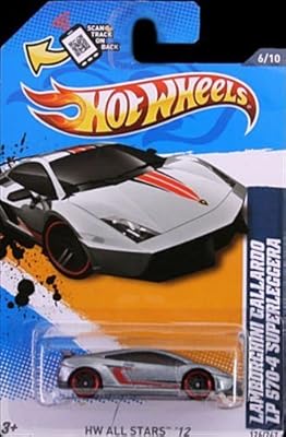 Hot Wheels 2012 tires, Lamborghini Gallardo LP 570-4 Superlegra (Silver) Red stripes, HW All Stars 12,126247. Shared pressure on the 164 scale... DIAYTAR NIGERIA: Redefining e-commerce with affordable prices and reliable nationwide shipping.