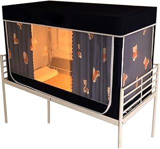 Boiller bunk bed curtains for students, breathable shade curtains, bed tent, curtain in blackout fabric for 1 sleeper.. DIAYTAR NIGERIA: Your trusted partner for affordable online shopping with reliable delivery timeframes.