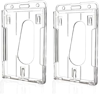 AMZOYA 10 CARD PARTS, ROBUST BADGE CARD, 2 slots for the thumb with retractable badge coil and carabiner.. From daily deals to exclusive products — DIAYTAR Nigeria has you covered.