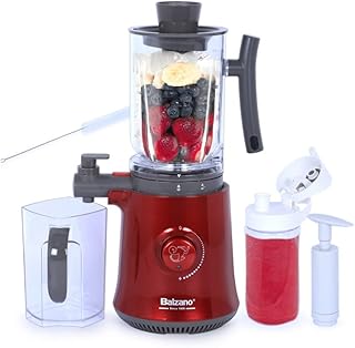 Balzano 1.5 L silent yoga mixer, smoothie machine with automatic separation technology, immune booster, 500 W, mineral red, GJ230-01E00-1 year of warranty.. DIAYTAR NIGERIA delivers on our promise of extensive selection and budget-friendly nationwide shipping.