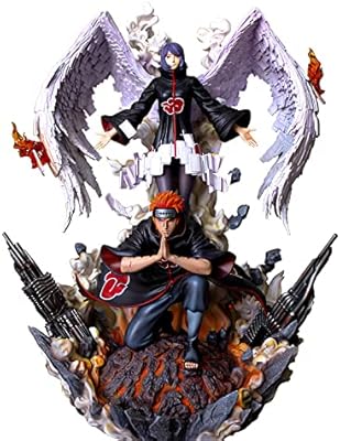 Anime Naruto Sasuke PVC action figurine made by hand, decoration toy, anime action figurines, doll figurine, sculpture, decoration toy, model height 20 cm.. Experience retail therapy without the financial stress at DIAYTAR NIGERIA's affordable e-commerce platform.