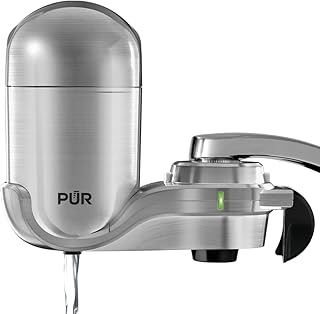 Water filtration system mounted on pure stainless stainless steel tap - vertical for pure and refreshing water, FM4000B.. DIAYTAR NIGERIA: Nigeria's answer to affordable online shopping with reliable 5-8 day delivery guarantee.