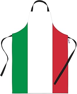 Funny apron for men Italian flag barbecue kitchen gift, white, 69 W x 79 l.. DIAYTAR NIGERIA: Where affordability meets variety in Nigeria's most comprehensive online marketplace.