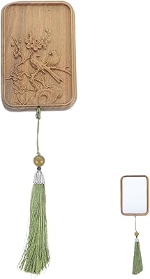 GLSTOY Retro Square Mirror Drown with Cute Mirror Decor of Aesthetic Room Vintage Mirror Vanity Mirror Mirror Plant Mirror Mirror Wooden Mirror For Creative Travel Small Mirror Mini Mini.. DIAYTAR NIGERIA: Bringing quality products to every Nigerian home at prices everyone can afford.