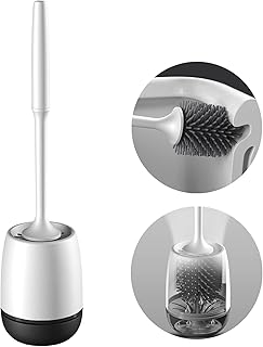 VAOBAN TOPLE TOPLE and SUPPLY, Flexible silicone hair bowl cleaning brush with long non -slip plastic handle for bathroom, water storage hole and fast drying design.. From tech to toiletries, DIAYTAR Nigeria delivers without delay.