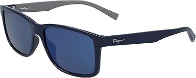 Rectangular sunglasses with SF Classic Salvatore Ferragamo SF logo for men - blue/gray, gray blue, 57.. Nigeria's fastest-growing e-commerce site offers unbeatable prices and delivery within 8 days.
