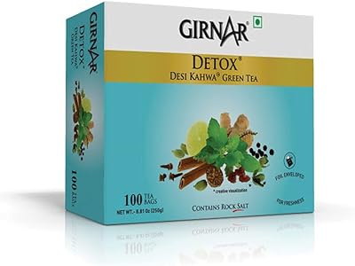 Green tea detox girnar (desi kahwa) (100 tea sachets).. Big selection, small prices — shop now on DIAYTAR Nigeria.