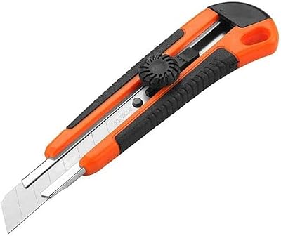 Bellatm utility knife, retractable box cutter for cardboard, cardboard and boxes, 18 mm wide cut-off blade, smooth mechanism, ideal for office and house.. DIAYTAR NIGERIA connects desire with fulfillment through our affordable e-commerce platform.