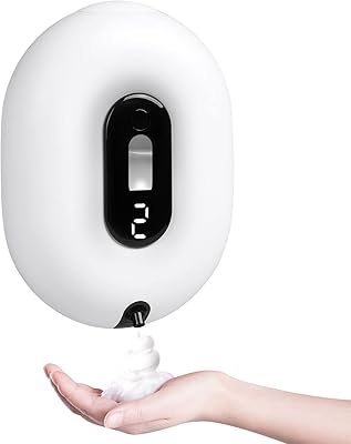Automatic Distributor of Wall Soap Mousse - Distributor of contactless soap soap, quantity of adjustable foam on 2 levels, for bathroom kitchen 280 ml/9.5 Oz (white).. From Lagos to Kano, DIAYTAR Nigeria delivers across Nigeria in days.
